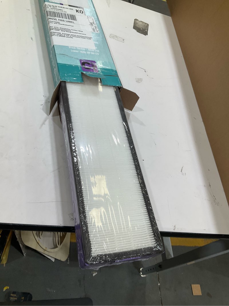 Condition photo showing New/Like New for germguardian filter c pet pure hepa genuine air purifier replacement filter, removes 99.97% of pollutants, for ac5000, ac5250, ac5300, ac5350, cdap5500, ap2800, 2-pack, black/purple, flt5250pt2pk 1.8" x 4.8" x 19.3" flt5250pt2pk filter