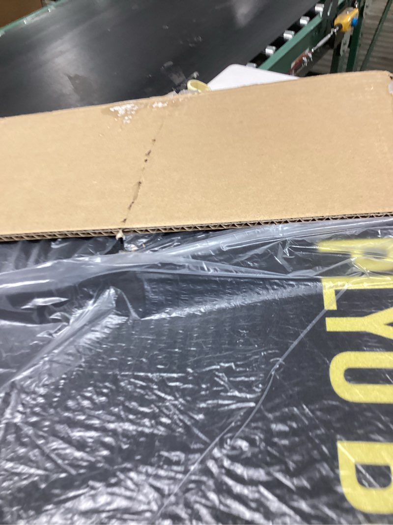 Condition photo showing Good Condition for yes4all 3-in-1 soft-padded plyo box with wooden core, non-slip multi-use cushioned plyometric jump box with vinyl cover for jumping, conditioning, strength training 16" x 14" x 12" a. black version