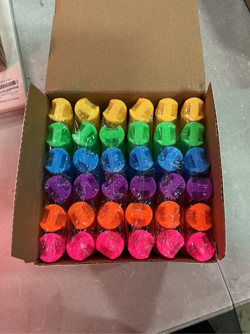 Condition photo showing New/Like New for 36pcs bubble wands for kids,bulk bubble wand for kids party favor, bubble maker for party favor,birthday,goodie bags, wedding, carnival prizes, summer outdoor toy gifts, assortment 6 colors