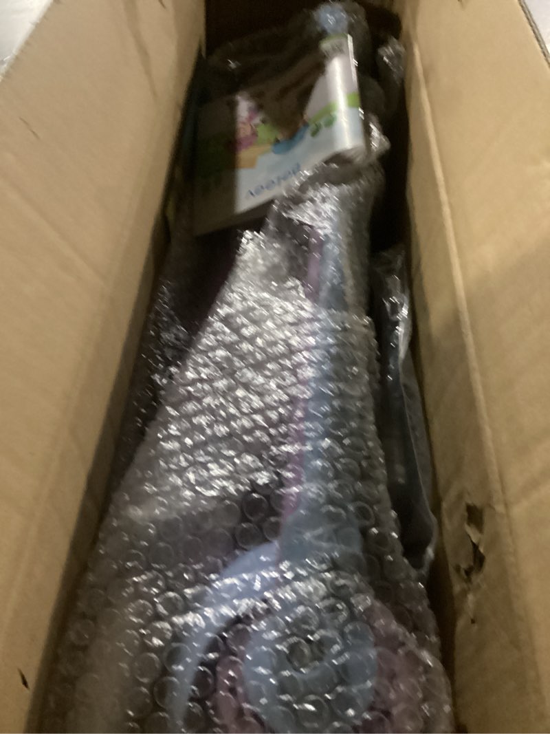 Condition photo showing New/Like New for beleev a8 scooter for kids ages 3-12, 3 wheel folding scooter for toddlers girls boys, led light-up wheels, 4 adjustable height, lean to steer, extra wide wheels, three wheel kick scooter for children blue purple