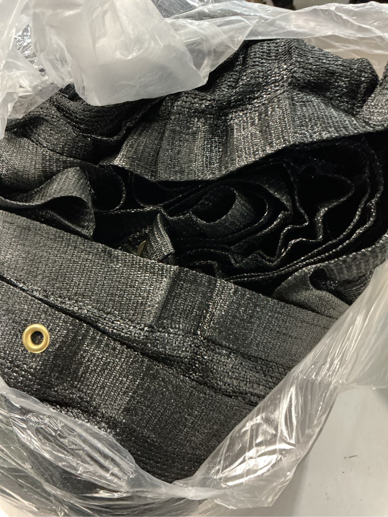 Condition photo showing Good Condition for kanagawa 8ft x 50ft privacy screen fence, 90% blockage heavy duty 175 gsm fencing mesh net cover for outdoor wall garden yard backyard 40 cable zip ties included black black 0 8' x 50'