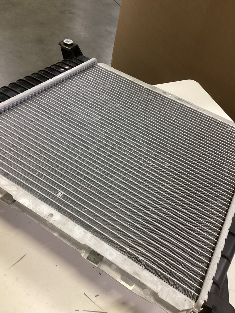 Condition photo showing As Is for a-premium engine coolant radiator with transmission oil cooler compatible with chevrolet gmc c1500 c2500 k1500 k2500 1988-1993 4.3l 5.7l, automatic transmission, replace# 52463932