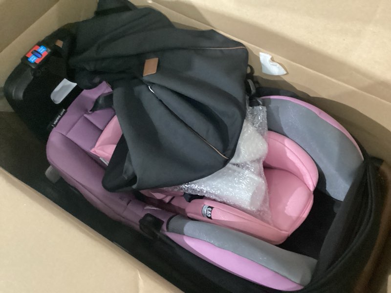 Condition photo showing Good Condition for evenflo shyft dualride infant car seat and stroller combo w carryall storage & extended canopy, opal