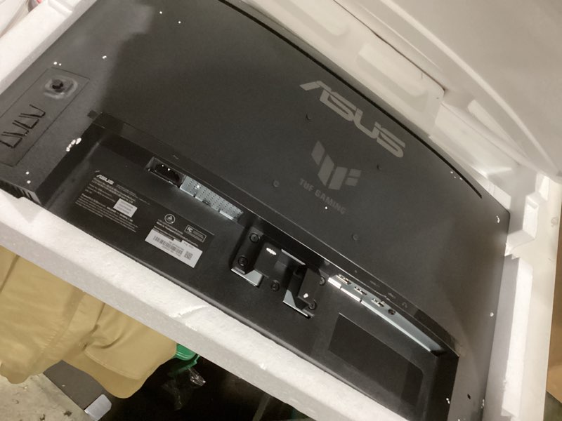 Condition photo showing Good Condition for ASUS TUF Gaming 27” 1440P Curved HDR Gaming Monitor (VG27WQ3B) - QHD (2560 x 1440), 180Hz, 0.5ms, Extreme Low Motion Blur, FreeSync, 90% DCI-P3, DisplayWidget, 3 yr Warranty 27" Curved QHD 180Hz FreeSync