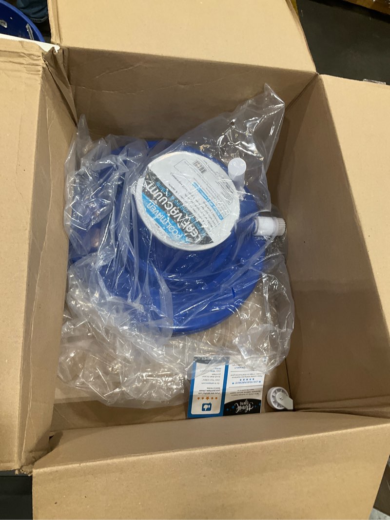 Condition photo showing Good Condition for heavy-duty pool leaf vacuum head, garden hose powered 15? cleaner with large mesh bag for inground and above ground pools