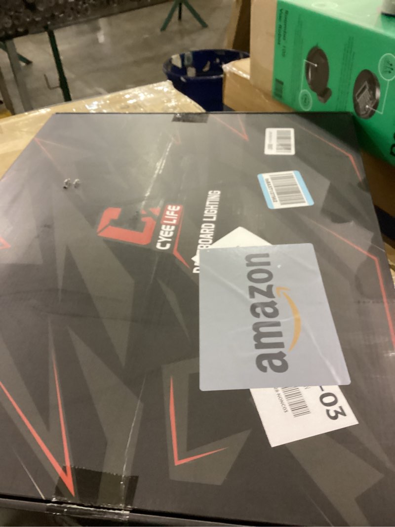 Condition photo showing New/Like New for CyeeLife Dartboard Lighting System, White LED Dartboard Light,Securely Fits All Dart Boards,Easy Assembly,Professional Darts Accessories black and red 270°