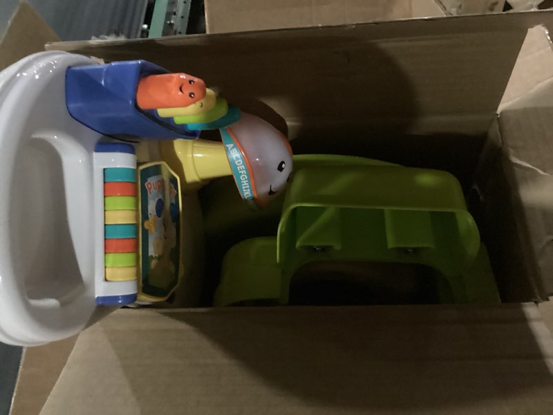 Condition photo showing As Is for Fisher-Price Toddler Toy Laugh & Learn Song & Story Learning Chair with Music Lights & Activities for Kids Ages 1+ Years (Amazon Exclusive)