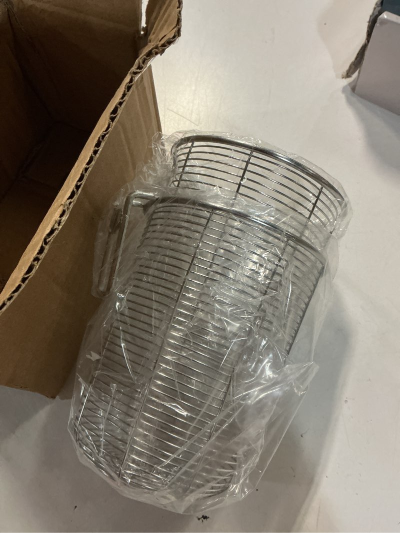 Condition photo showing Good Condition for 2pcs 18/8 stainless steel dishwasher cutlery basket kitchen chopstick holder organizer for kitchen utensils clean up, drying, or storing-dishwasher basket for small items cylindrical