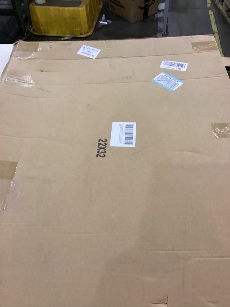 Condition photo showing As Is for 22x32 Collage Picture Frame 4x6 Picture Frames Collage Wall Decor Displays twenty four 4x6 inch Photos Available Horizontal Wall Mounting Display and Vertical Black Black 22x32?4x6 opening?