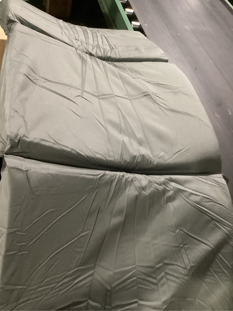 Condition photo showing New/Like New for chaise lounge cushion 80x26x3 inch ?set of 1 outdoor lounge chair cushions, lounger pad replacement with fade-resistant, removable & machine-washable covers, ideal for patio chaise chairs, sage green sage green 80 x 26 | 2p