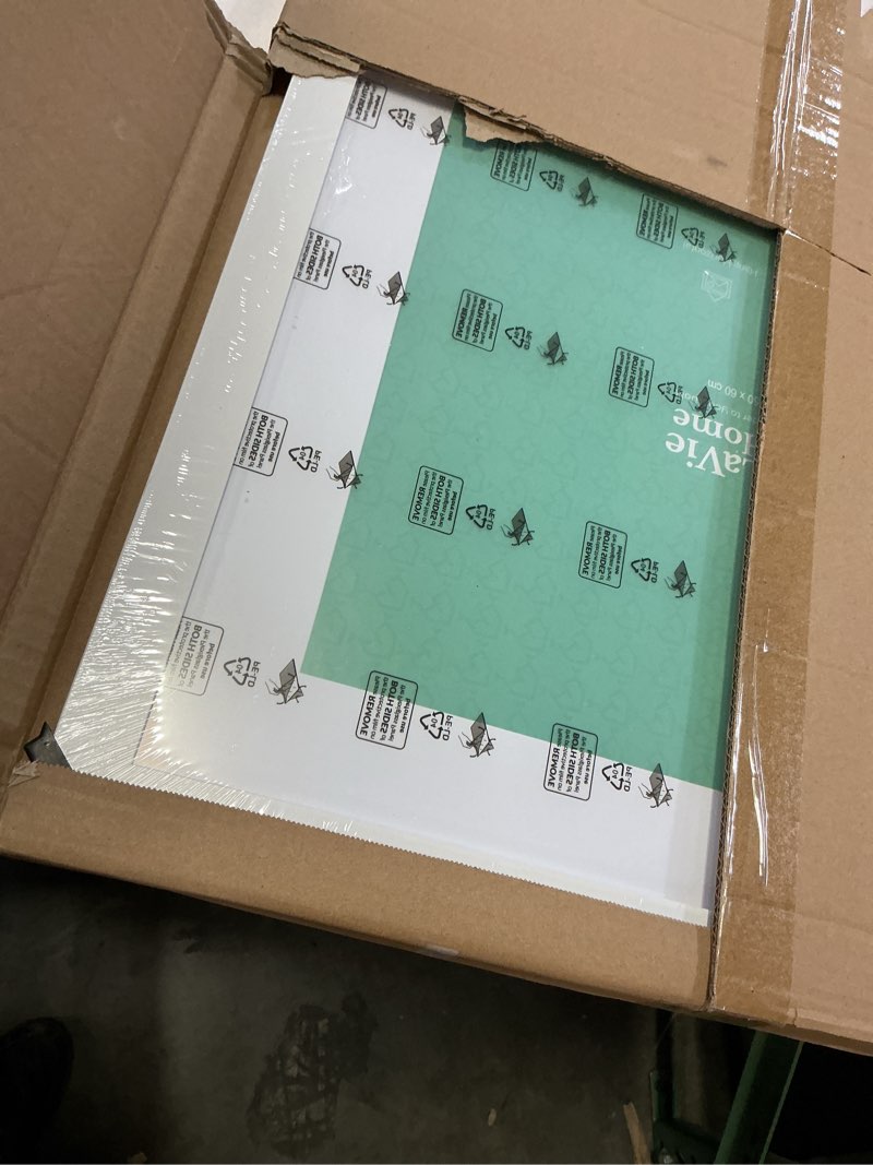 Condition photo showing Good Condition for LaVie Home 20 x 24 Poster Frame White, Display Pictures 16x20 with Mat or 20x24 Without Mat, Stable and Sturdy Picture Frame and Polished Plexiglass, Horizontal and Vertical Format of The Wall?1 Pack? 20x24 White