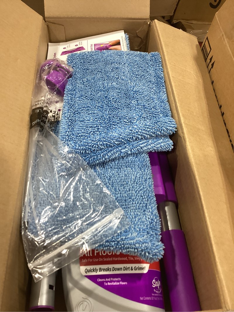 Condition photo showing Good Condition for rejuvenate click n clean multi-surface spray mop all-in-one kit cleans and revitalizes floors, 1 count