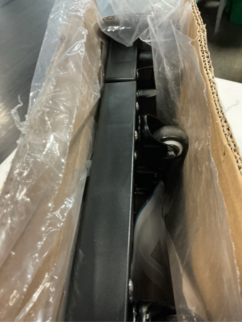 Condition photo showing As Is for folding hand truck 500lbs, portable heavy duty dolly cart, 6 wheels collapsible luggage cart with 2 elastic ropes - compact trolley cart for easy moving - ideal hand cart for travel and more black 17