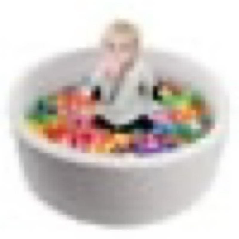 (Incomplete)Hawsaiy Foam Ocean Ball Pit for Baby Infants and Toddlers Ages 1-3, Soft Round Play Area for Indoor/Outdoor Use, No Balls Included, Gray