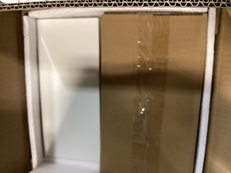 Condition photo showing Good Condition for 21" Monitor Stand Riser with Phone Holder, Monitor Stand for Desk, Computer Monitor Stand, Desk Shelf for Top of Desk, Desktop Organizer for Laptop, Printer, TV 21" White