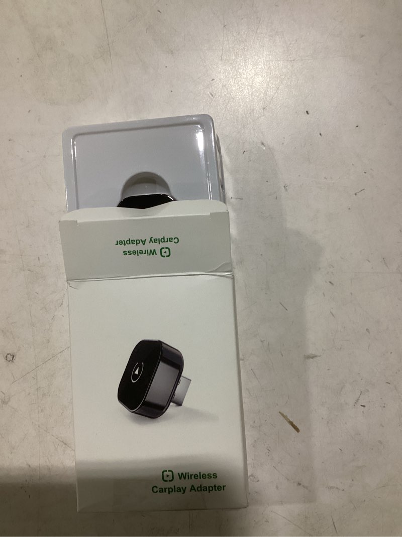 Condition photo showing New/Like New for WDZWFHK Wireless CarPlay Adapter & Android Auto Dongle, Fast Auto-Connect, Compact Plug & Play Wireless CarPlay Converter for iPhone & Android, USB/USB-C, No Delay, Seamless Reconnection (Black)