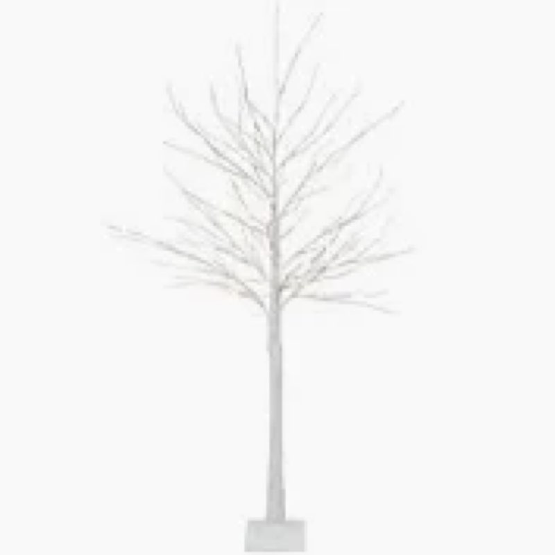 6FT Lighted Birch Tree, Birch Tree with 880 LED Lights, 8 Twinkling Modes and Timer, Dimmable, Twink