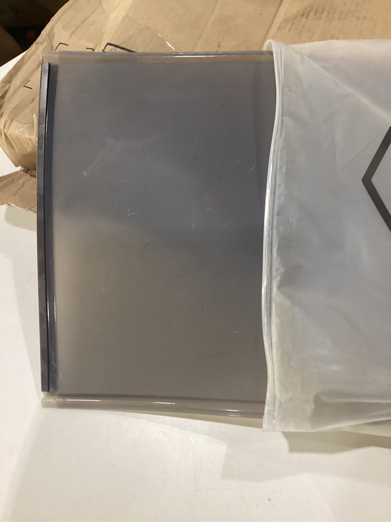 Condition photo showing As Is for extra large replacement dog door flap compatible with petsafe measures 13 3/4” x 24 3/8” pac 11-11040, durable and flexible xlarge 1