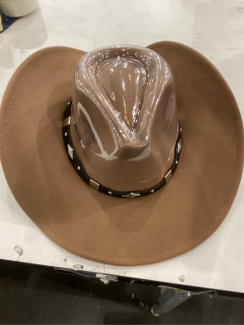 Suede cowboy hat