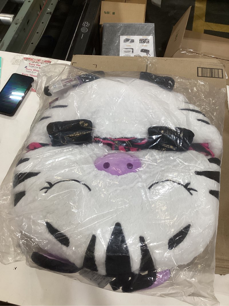 Condition photo showing New/Like New for Happy Nappers Pillow & Sleepy Sack Zinnia Zebra- Comfy, Cozy, Compact, Super Soft, Warm, All Season, Sleeping Bag with Pillow- Medium 54” x 20”