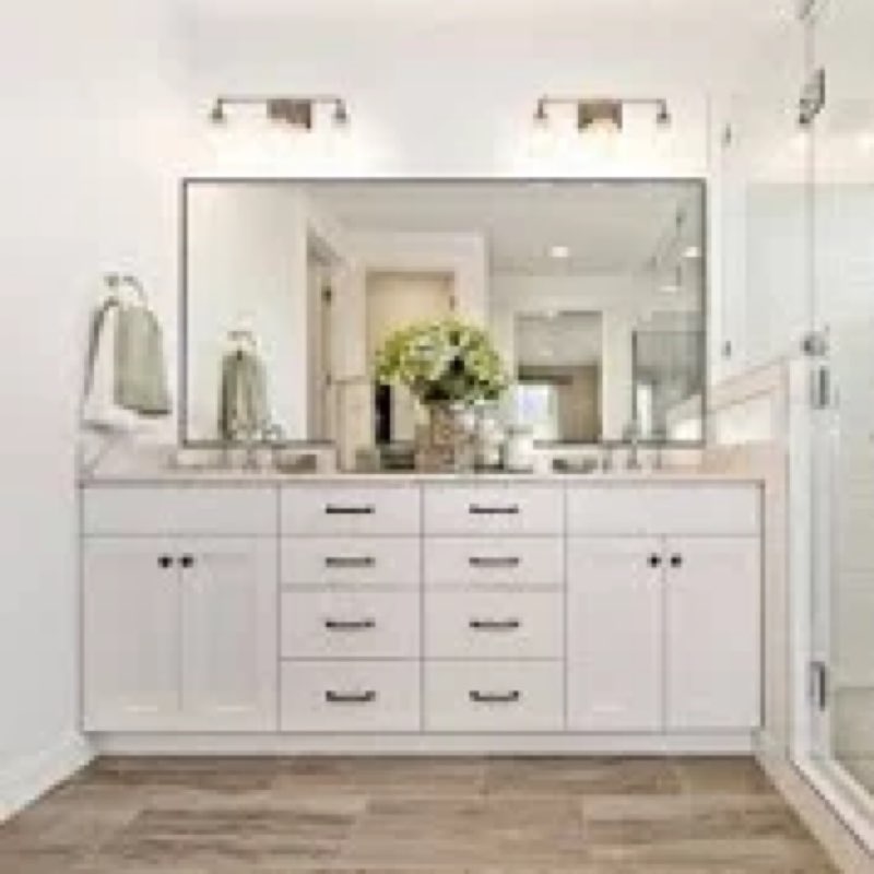 metal framed wall mirror, bathroom mirror and vanity mirror, kristveig collection
