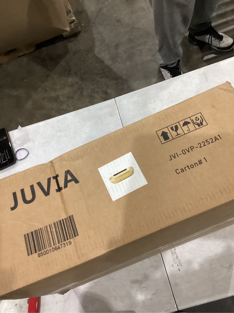 Condition photo showing New/Like New for Thena Oval Golden Countertop Vessel Sink