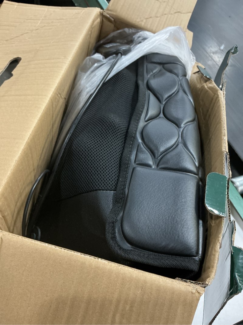 Condition photo showing As Is for Shiatsu Full Body Massage Mat with Heat, Detachable Massager Pad, 10 Vibrating Motors, 9 Intensity Levels, Deep Tissue Pain Relief for Back, Neck & Legs – Relaxation at Home or Office