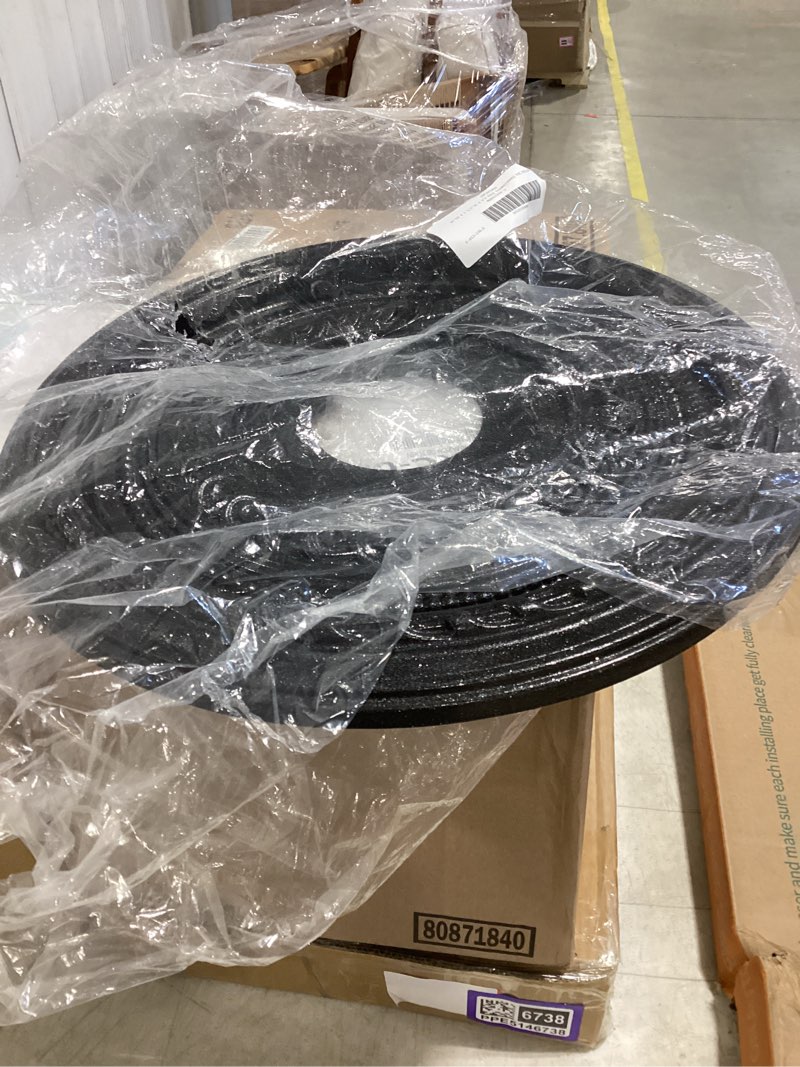 Condition photo showing Good Condition for ekena millwork cmp16co cole thermoformed pvc ceiling medallion (fits canopies up to 4 1/2"), 16"od x 3 1/2"id x 1"p 16"od unfinished