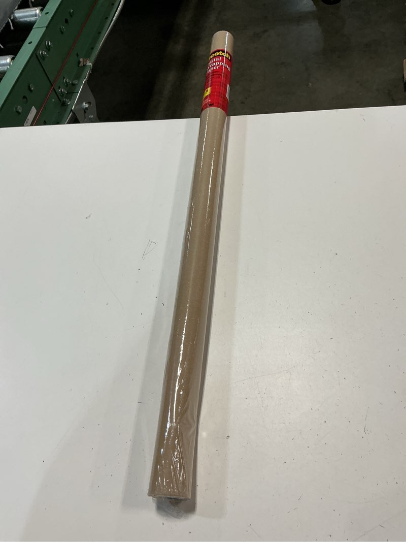 Condition photo showing New/Like New for scotch postal wrapping paper  30 w x 15 l; 50 lb. paper; 1 / roll