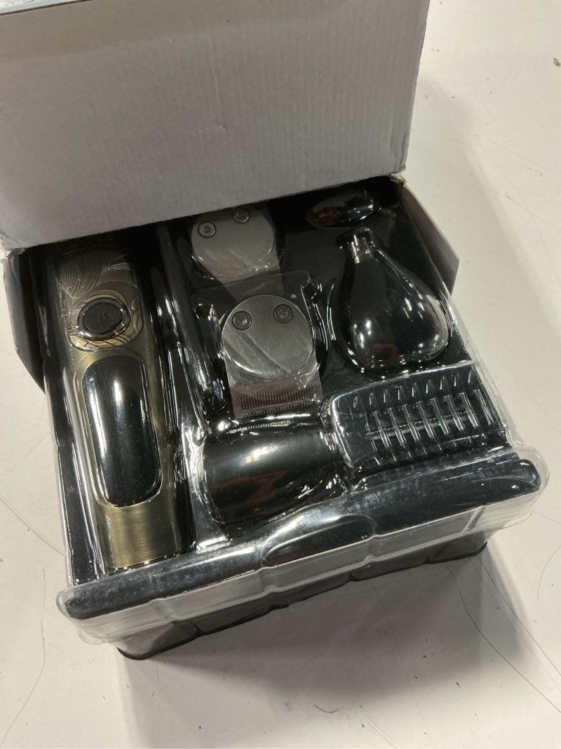 Condition photo showing Good Condition for ufree gifts for men, beard trimmer with charging stand, ipx7 waterproof electric razor shavers for men, clippers for hair cutting, mens grooming kit for mustache nose facial body gold