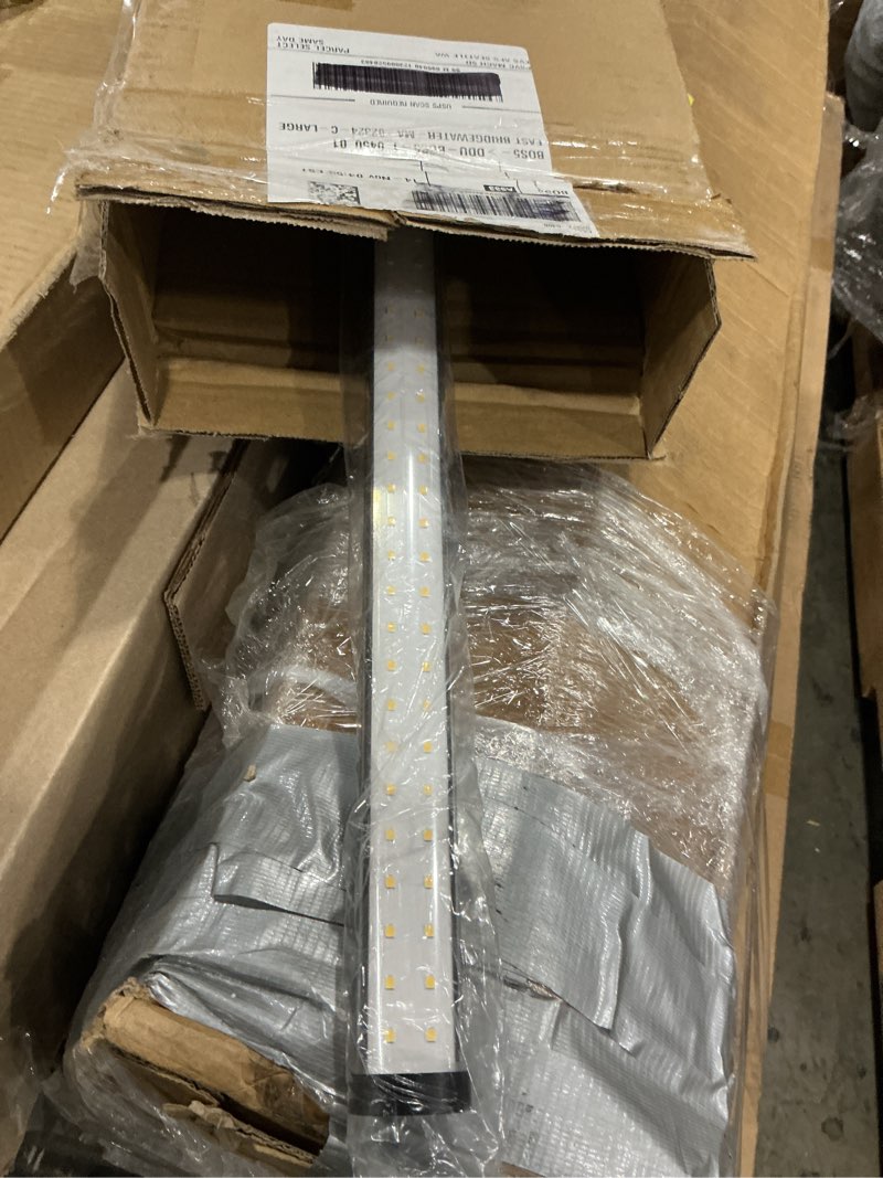 Condition photo showing Good Condition for Barrina T10 Pro Standing Grow Light with Timer, 42W, 5000K, Full Spectrum Vertical Tall Grow Lights for Indoor Plants, Wide Coverage, 4FT to 5.6FT Height with Foot Switch, for Flower and Tall Plants 5000K 4-5.6FT Adjustable