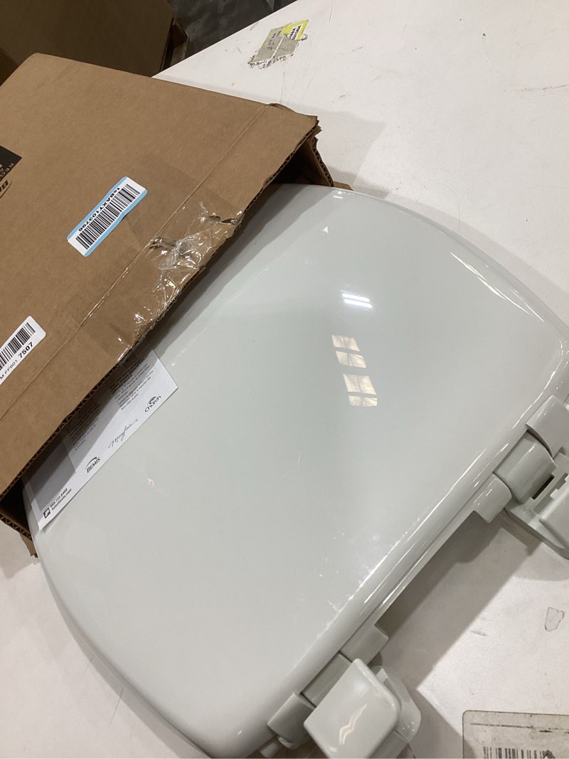 Condition photo showing Good Condition for Little2Big Toilet Seat with Built-In Toddler Potty Training Seat, Slow Close, Easy to Install, Made in USA, ELONGATED, White