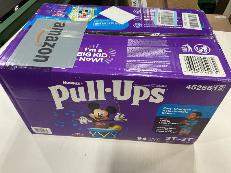 Condition photo showing New/Like New for Pull-Ups Boys' Potty Training Pants, Size 2T-3T Training Underwear (16-34 lbs), 94 Count 2T-3T 94