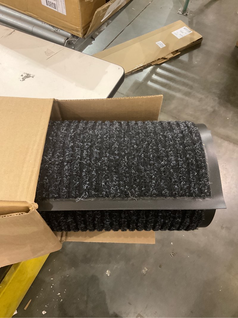 Condition photo showing Good Condition for Notrax 109 Brush Step Carpeted Indoor/Outdoor Entrance Mat for Home or Office, 3' X 4', Absorbent Slip Resistant Heavy Duty Entry Mat, Charcoal, 109S0034CH 3' x 4' (Rectangular) Charcoal Solid