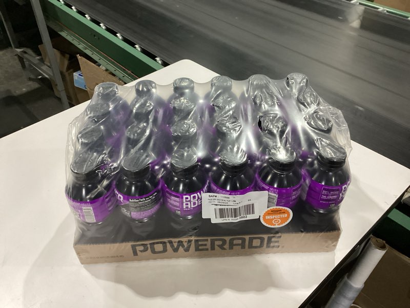 Condition photo showing New/Like New for POWERADE Electrolyte Enhanced Grape Sport Drink  20 fl oz  Plastic Bottle