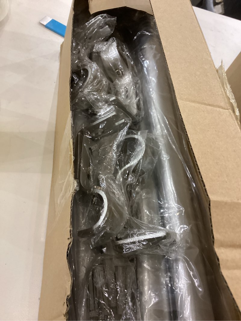 16-48" Curtain Rods with Unique Square Design Ends, 1 inch Heavy Duty Adjustable Curtain Rods for Wi