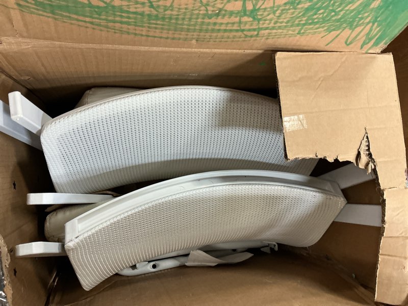 Condition photo showing As Is for clatina stacking office chairs with wheels 