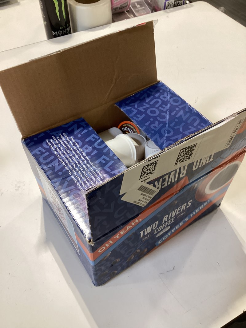 Condition photo showing New/Like New for Donut Stop Flavored Coffee Pods, Compatible with 2.0 K-Cup Brewers, Chocolate Glazed Flavor, 40 Count Chocolate Glazed 40 Count (Pack of 1)