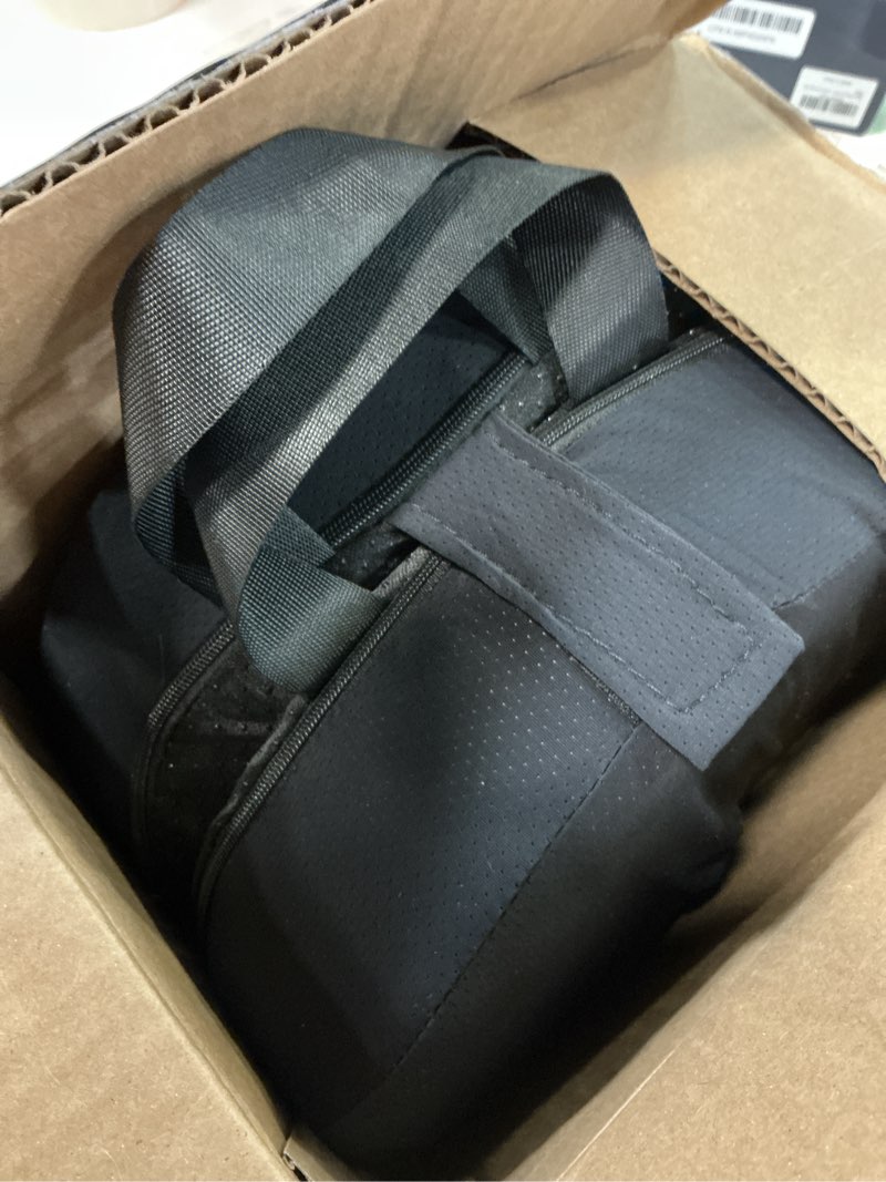 Condition photo showing As Is for Portable Donut Pillow, Doughnut Pillow for Tailbone Pain, Non-Slip Removable Cover, Hemorrhoid Cushion for Postpartum ? Sciatica, Memory Foam Seat Cushion, Black
