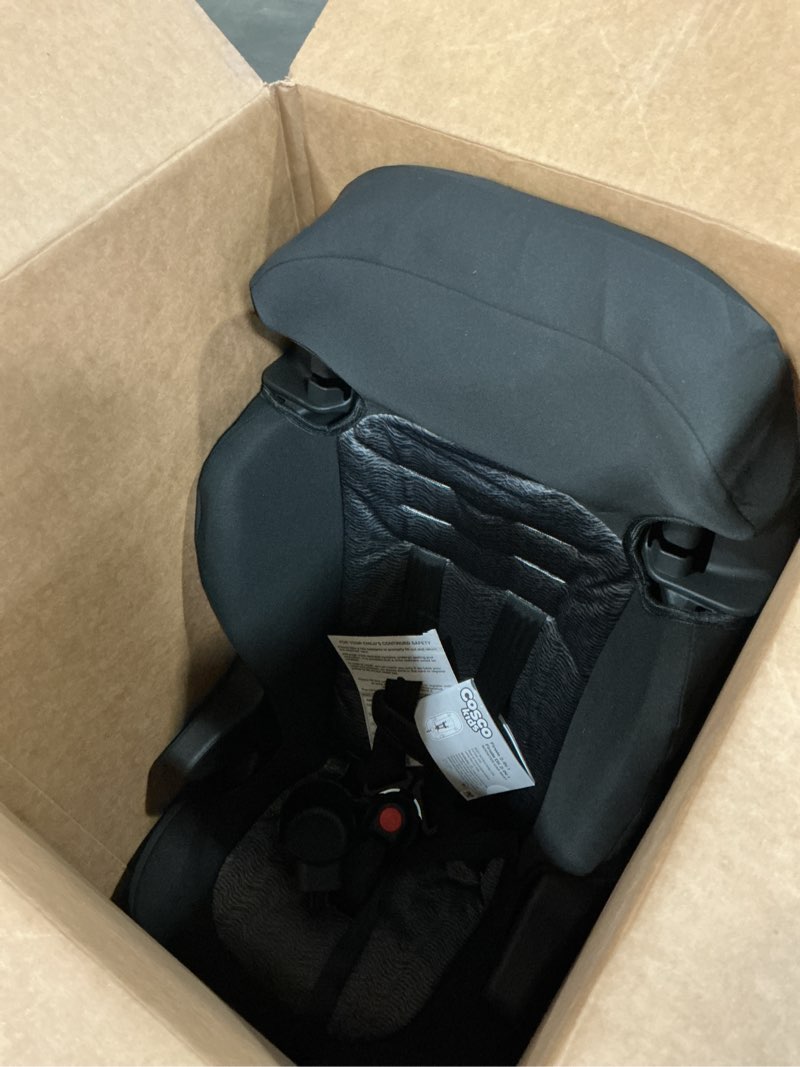 Condition photo showing Good Condition for cosco kids finale 2-in-1 toddler booster car seat, fiberwave ii, black/grey
