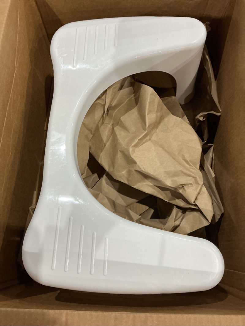 Condition photo showing Good Condition for squatty potty simple curve bathroom toilet stool 7" white