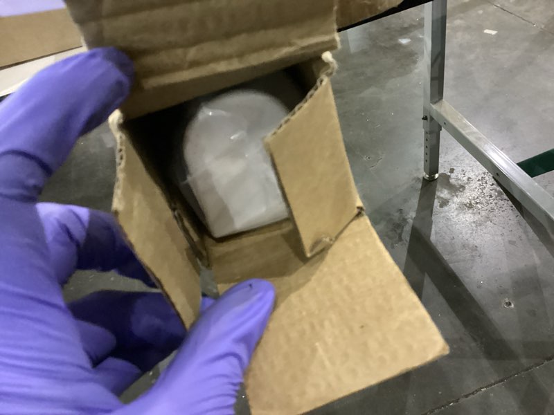 Condition photo showing New/Like New for LazBlinds No Tools No Drill Cordless Roller Shades, 100% Blackout Blinds for Windows, Thermal Insulated UV Protection Roll Up Blinds for Windows, 45" W x 72" H, White