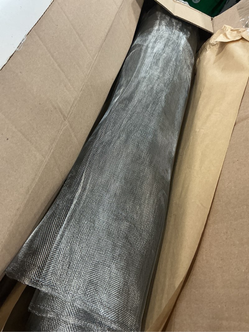 Condition photo showing Good Condition for kiskis 304 stainless steel woven wire mesh, wire mesh window screen mesh, prevent mouse mice snakes hornets rodents entering,easy to cut and install,60x300cm24x118inch