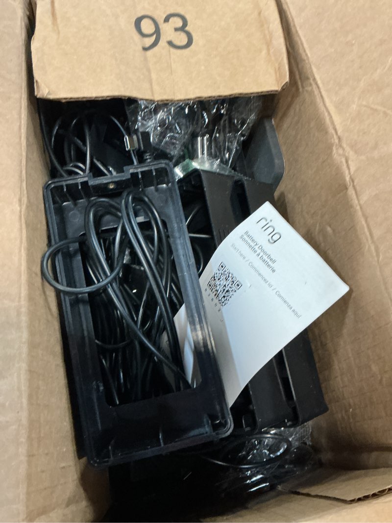 Condition photo showing As Is for solar charger for ring doorbell, 2-in-1 with mount stand, micro-usb & type-c charging ports, compatible with ring battery doorbell (2024 release) & ring video doorbell (2nd gen - 2020 release)