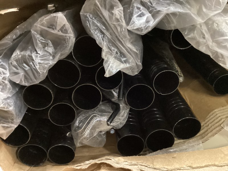 Condition photo showing Good Condition for ailbton 10ft string light poles 4 pack,light poles for outside lights,outdoor with fence brackets hanging lights,metal stand deck patio backyard 10ft 4 pack poles