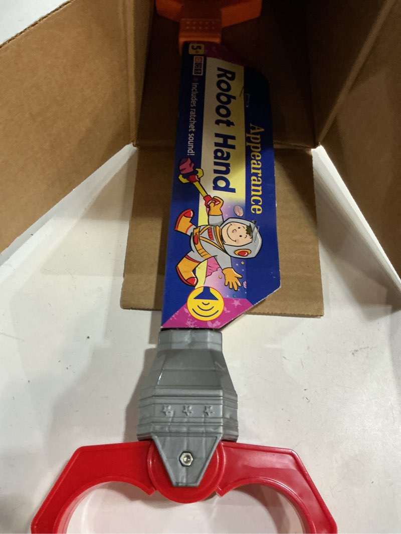 Condition photo showing New/Like New for Plastic Retro Robot Arm Robotic Pick Up Pinch Tool Kids Toy