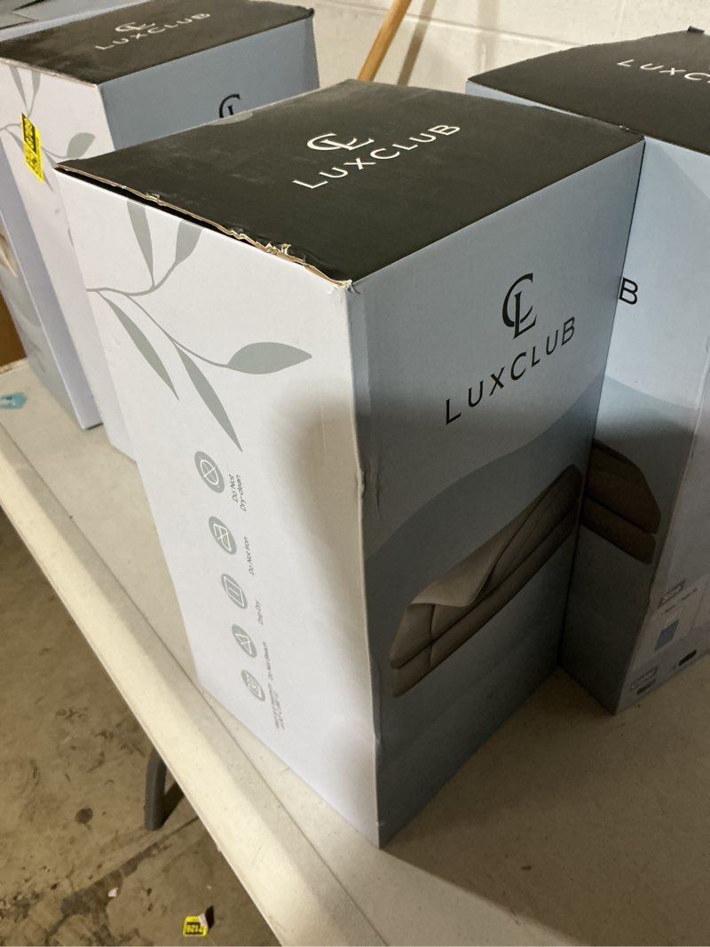 Condition photo showing New/Like New for luxclub ice cooling comforters for bed, hot sleepers, soft cooling comforter, full/queen, navy