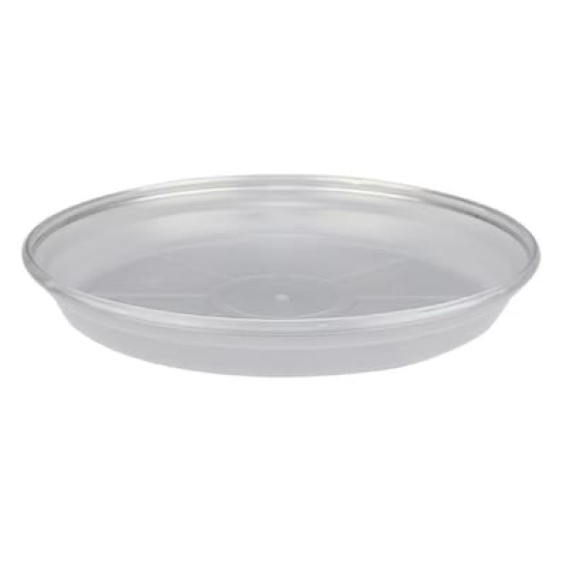 1k+ bought last week allen + roth 11.54-in Translucent Plastic Plant Saucer Item #2600512 | Model #MLF0812PRF