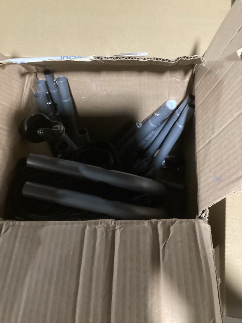 Condition photo showing Good Condition for STORAGE MANIAC Laundry Sorter 4 Section, 47.8 Gal (181 L) Laundry Hamper with Wheels, Clothes Divider Basket Sorter, Clothes Separator Hamper Cart with Wheels and Removable Bags, Black