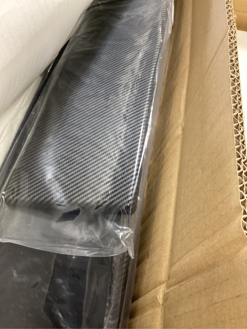 Condition photo showing Good Condition for jmtbno 2m/78.7'' universal carbon fiber side skirts rocker extension panel body kit lip splitters winglet splitters lip 6pcs compatible with honda accord civic subaru mazda ford 78.7 inches carbon fiber